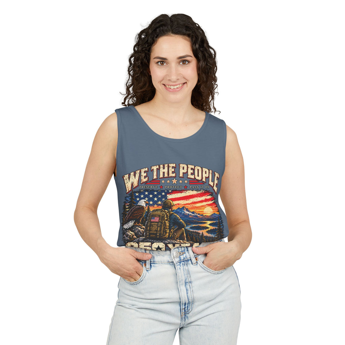 We the People 250 Years American Independence Tank Top