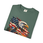 Patriotic Bald Eagle American Flag T-Shirt