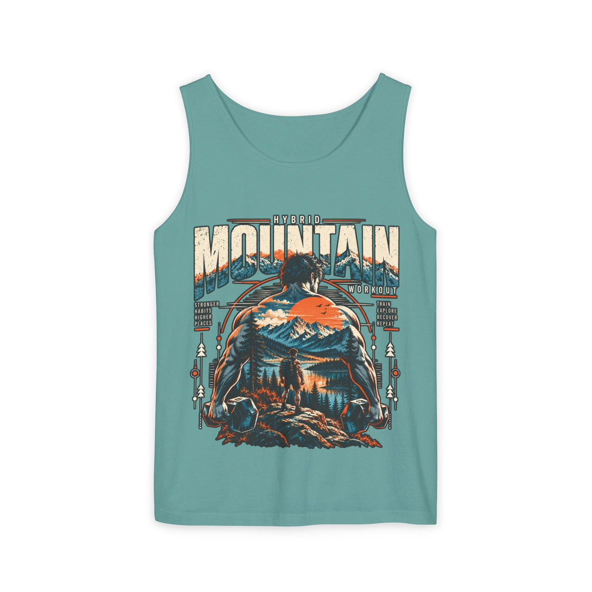 Mountain Bear Graphic Tank Top