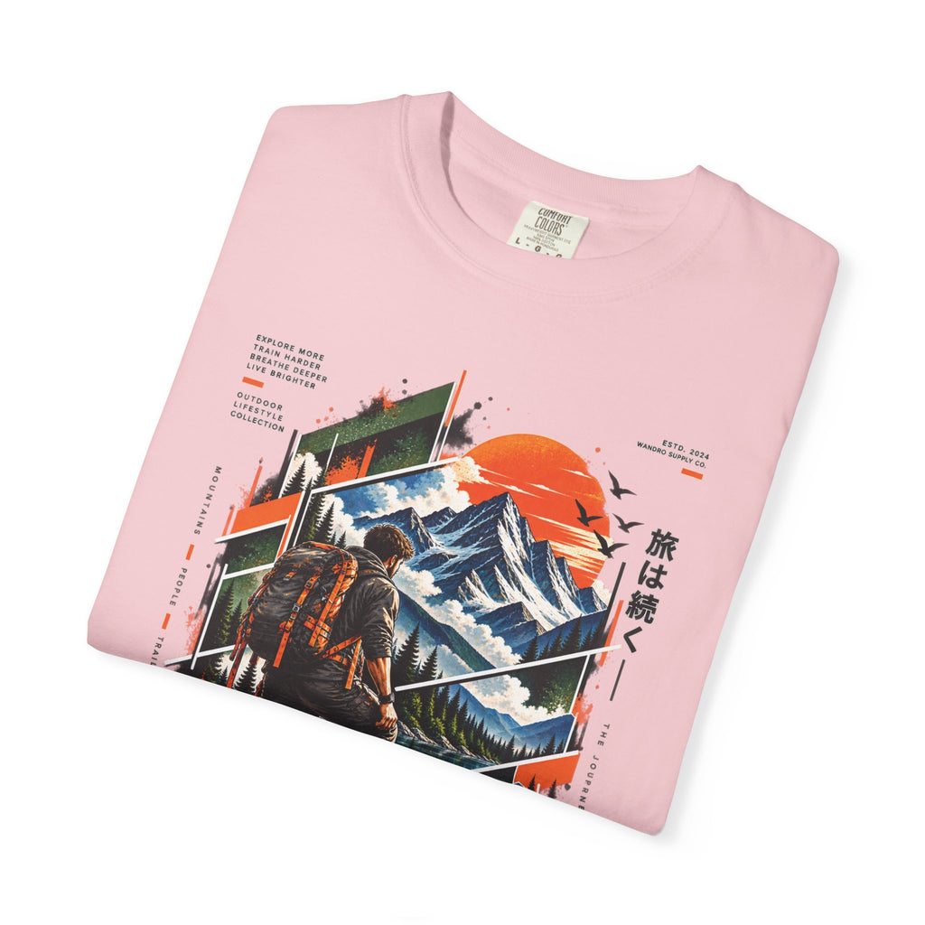 Wanderer Mountain Adventure Graphic T-Shirt