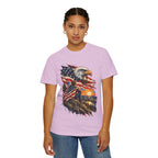Patriotic Bald Eagle American Flag T-Shirt