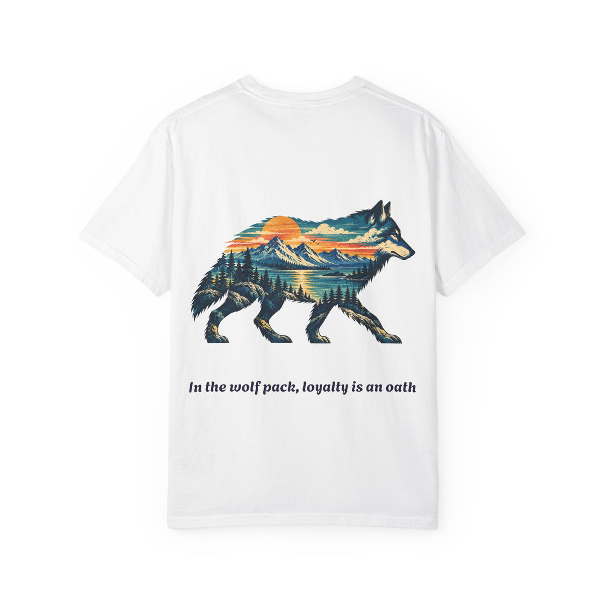 In the Wolf Pack, Loyalty Is Our Oath Mountain Wolf T-Shirt