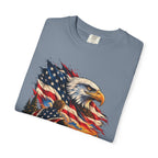 Patriotic Bald Eagle American Flag T-Shirt