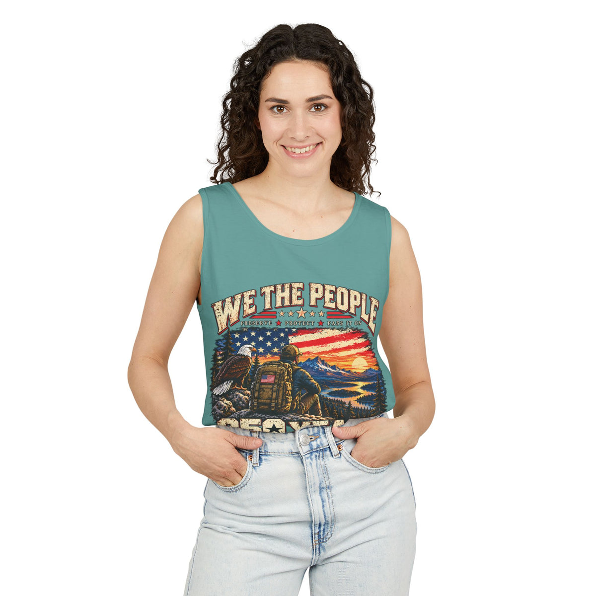 We the People 250 Years American Independence Tank Top