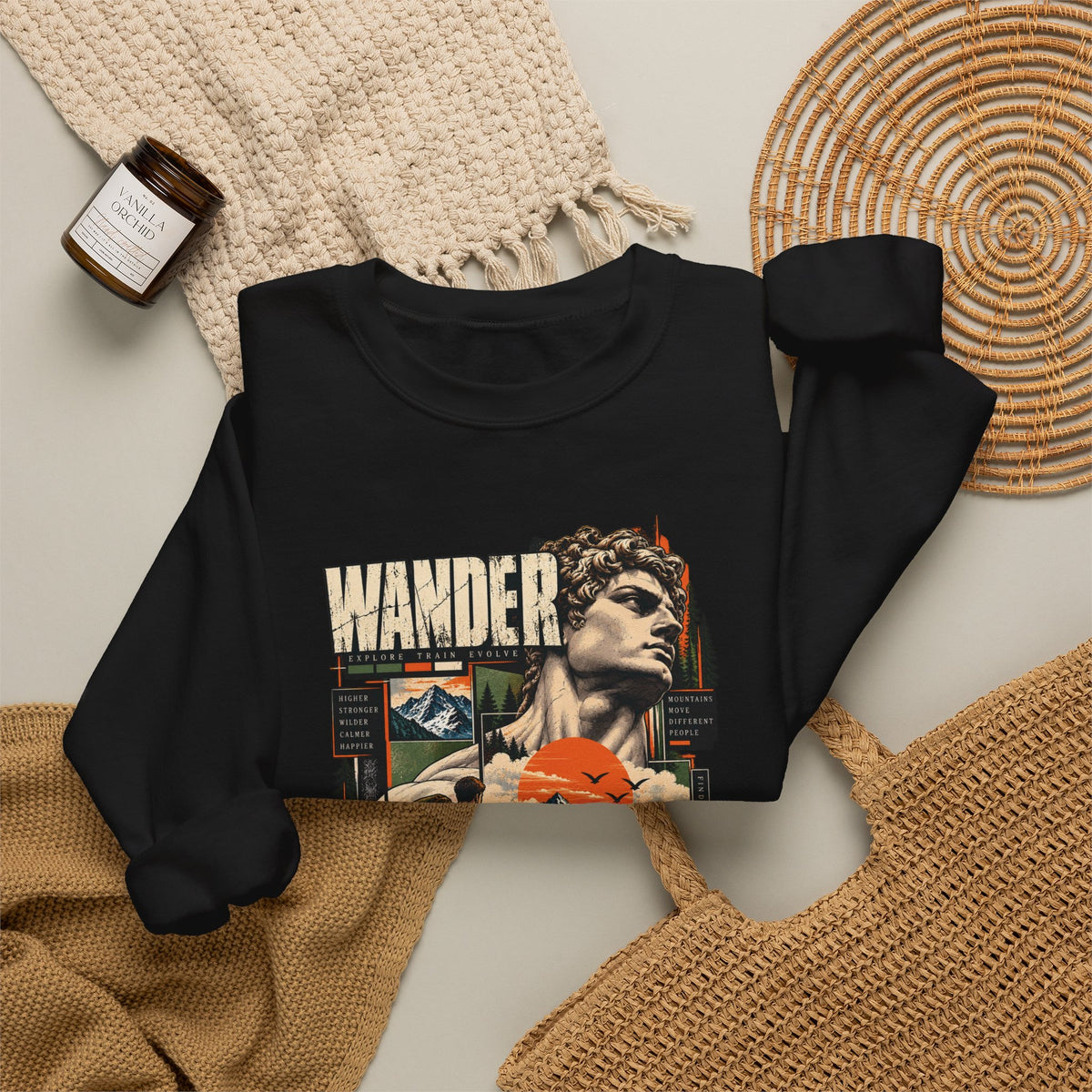 Wander Mountain Adventure Crewneck Sweatshirt