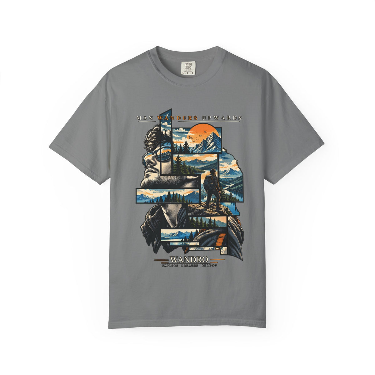 Mountain Adventure Collage T-Shirt