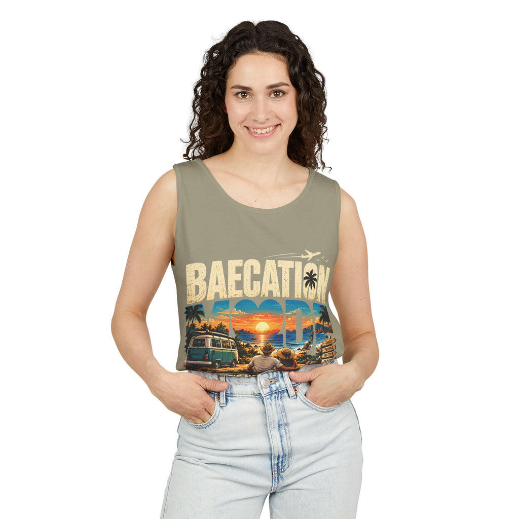 Baecation “It’s the Journey” Tropical Vacation Tank Top