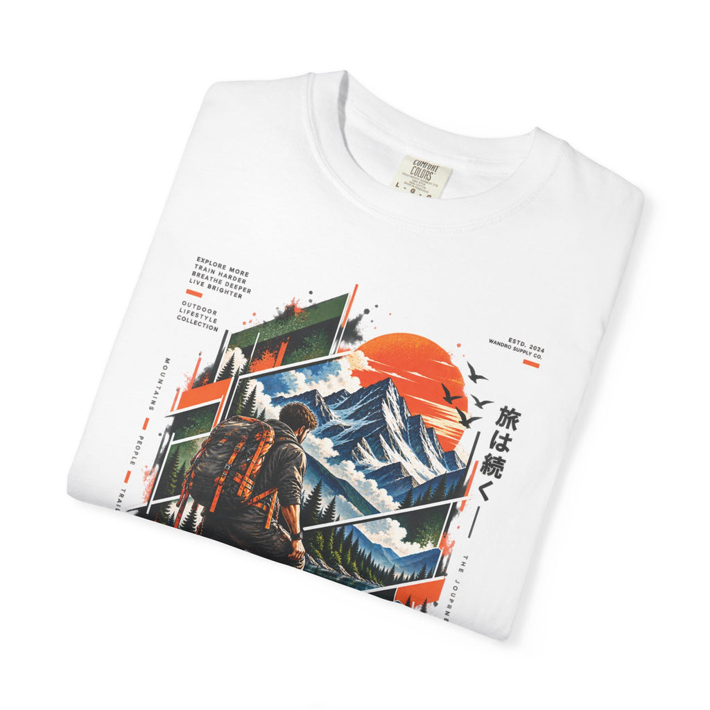 Wanderer Mountain Adventure Graphic T-Shirt
