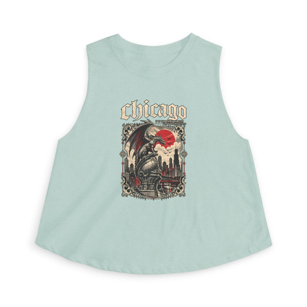 Women's Chicago Gothic Graphic Crop Top