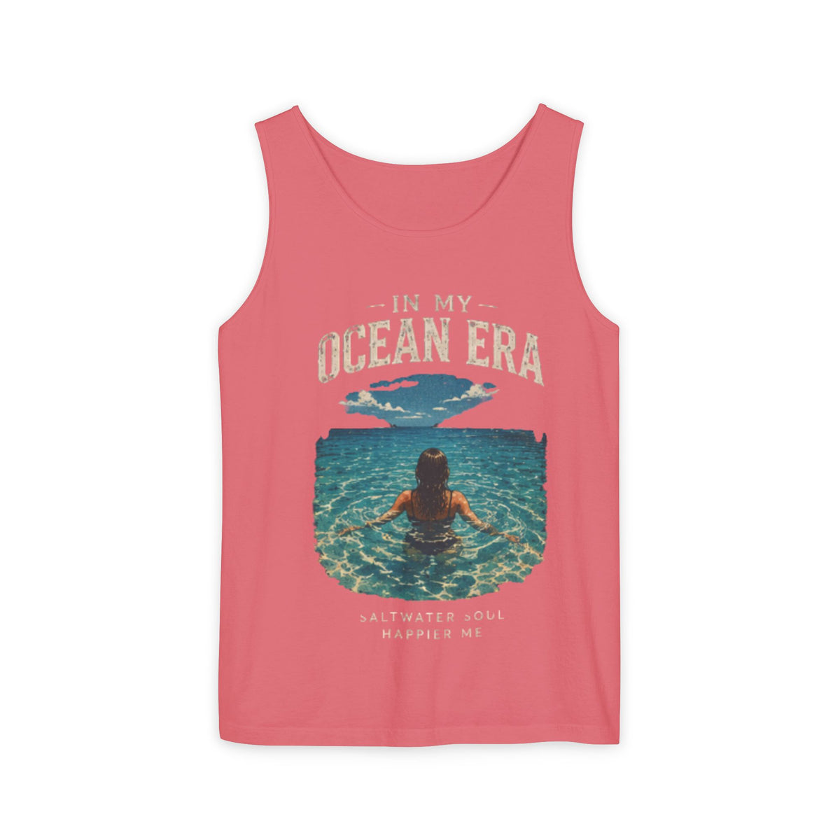 Ocean Era Tank Top — "In My Ocean Era" Beach Vibes Swim Graphic Tank