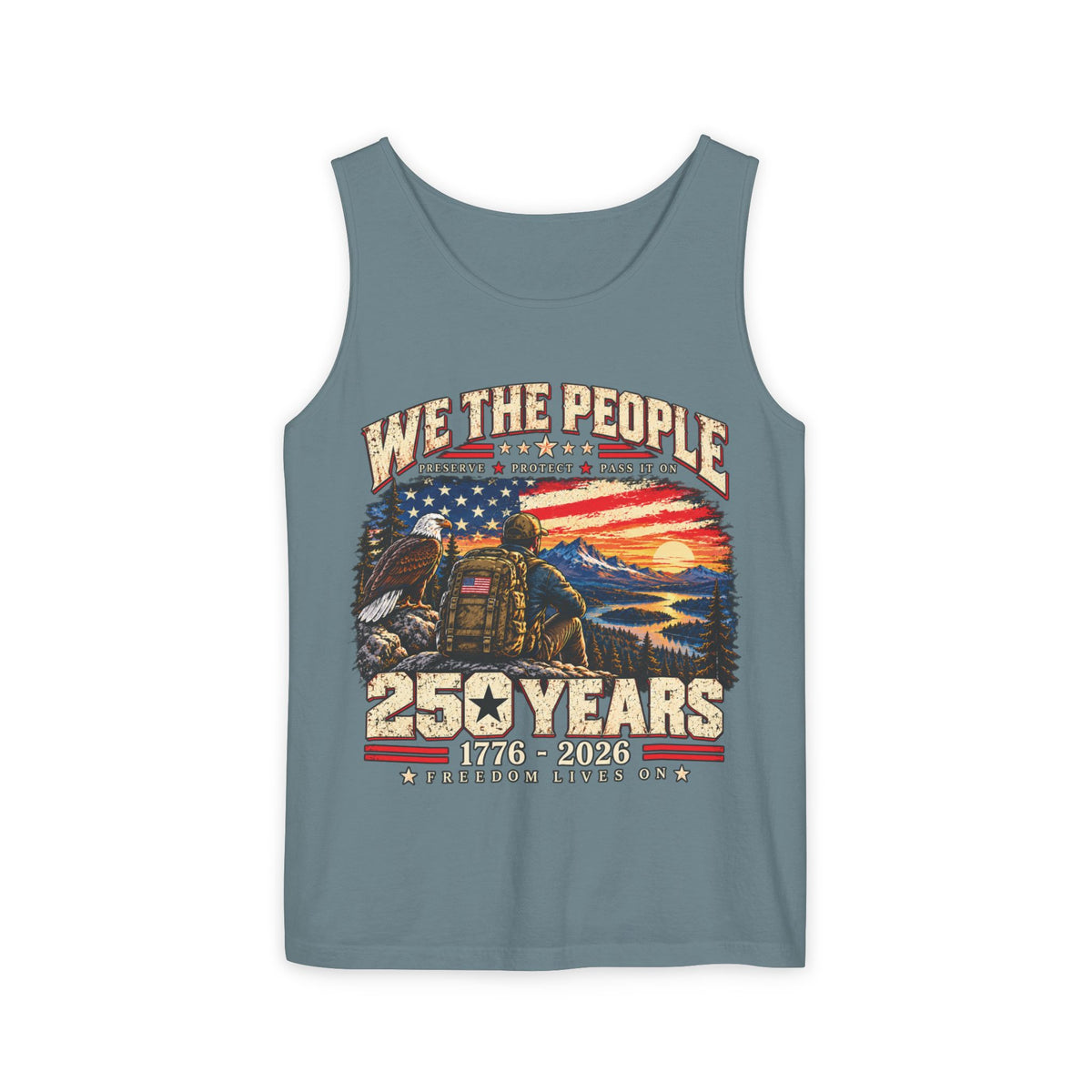 We the People 250 Years American Independence Tank Top