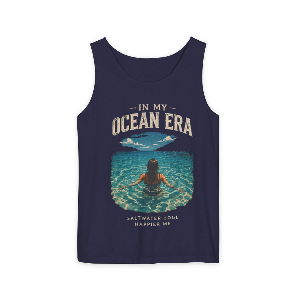 Ocean Era Tank Top — "In My Ocean Era" Beach Vibes Swim Graphic Tank