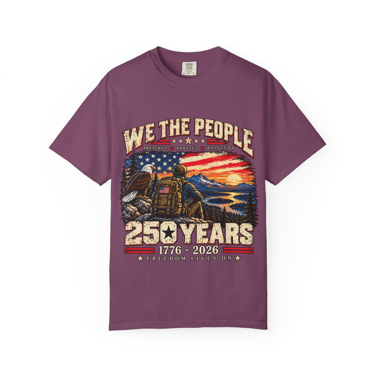 We the People 250 Years America 1776–2026 Patriotic T-Shirt