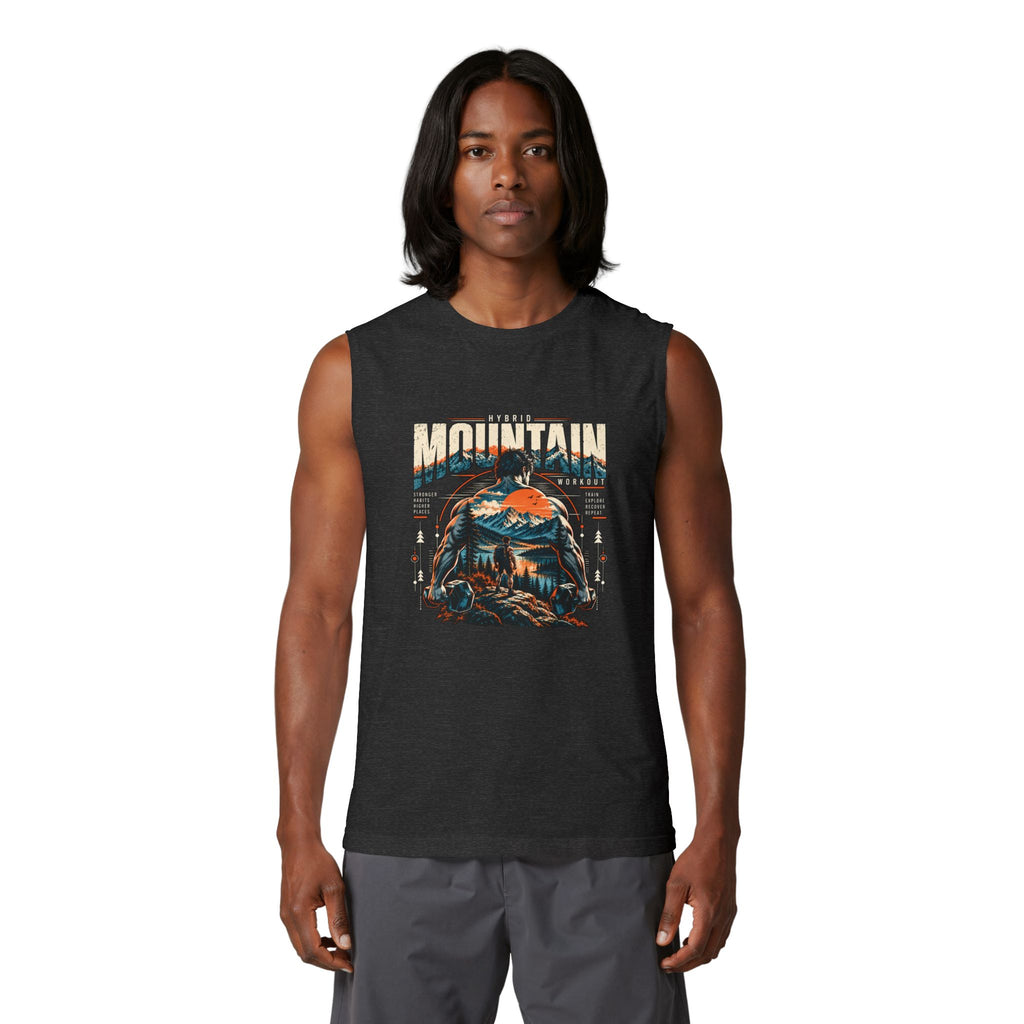 Mountain Adventure Graphic Muscle Tank