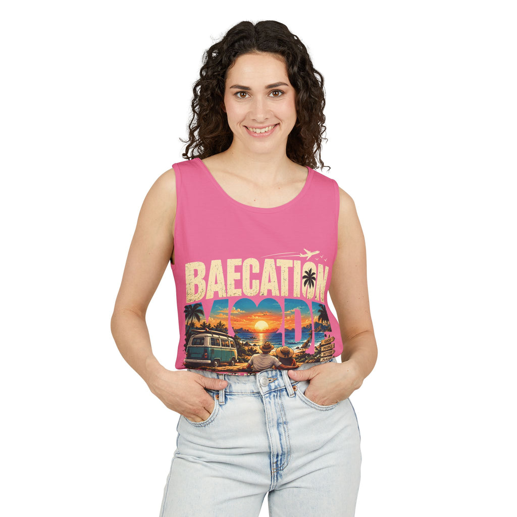 Baecation “It’s the Journey” Tropical Vacation Tank Top