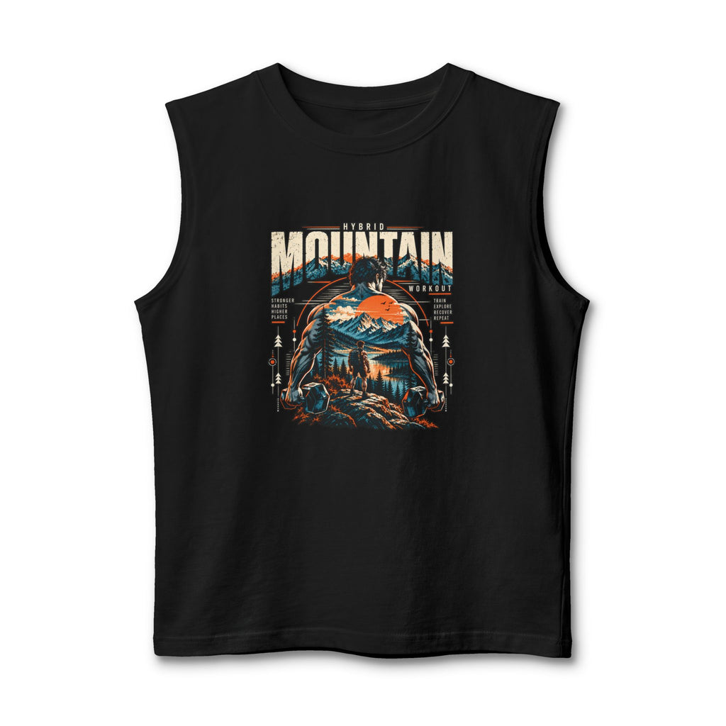 Mountain Adventure Graphic Muscle Tank