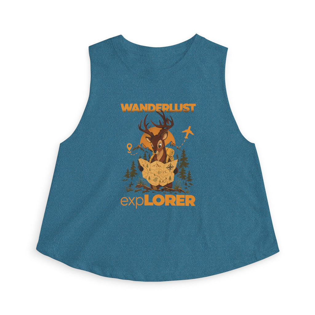 Women's Wanderlust Explorer Crop Top