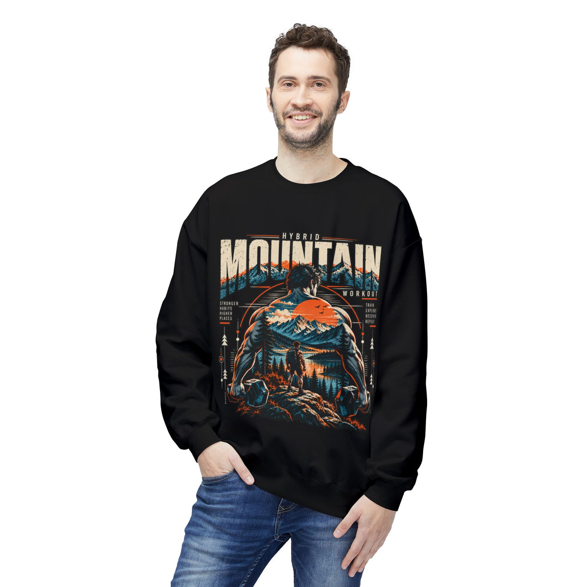 Mountain Adventure Graphic Sweatshirt