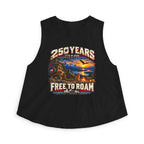 Women's Crop Top – 250 Years Free to Roam American Heritage Design