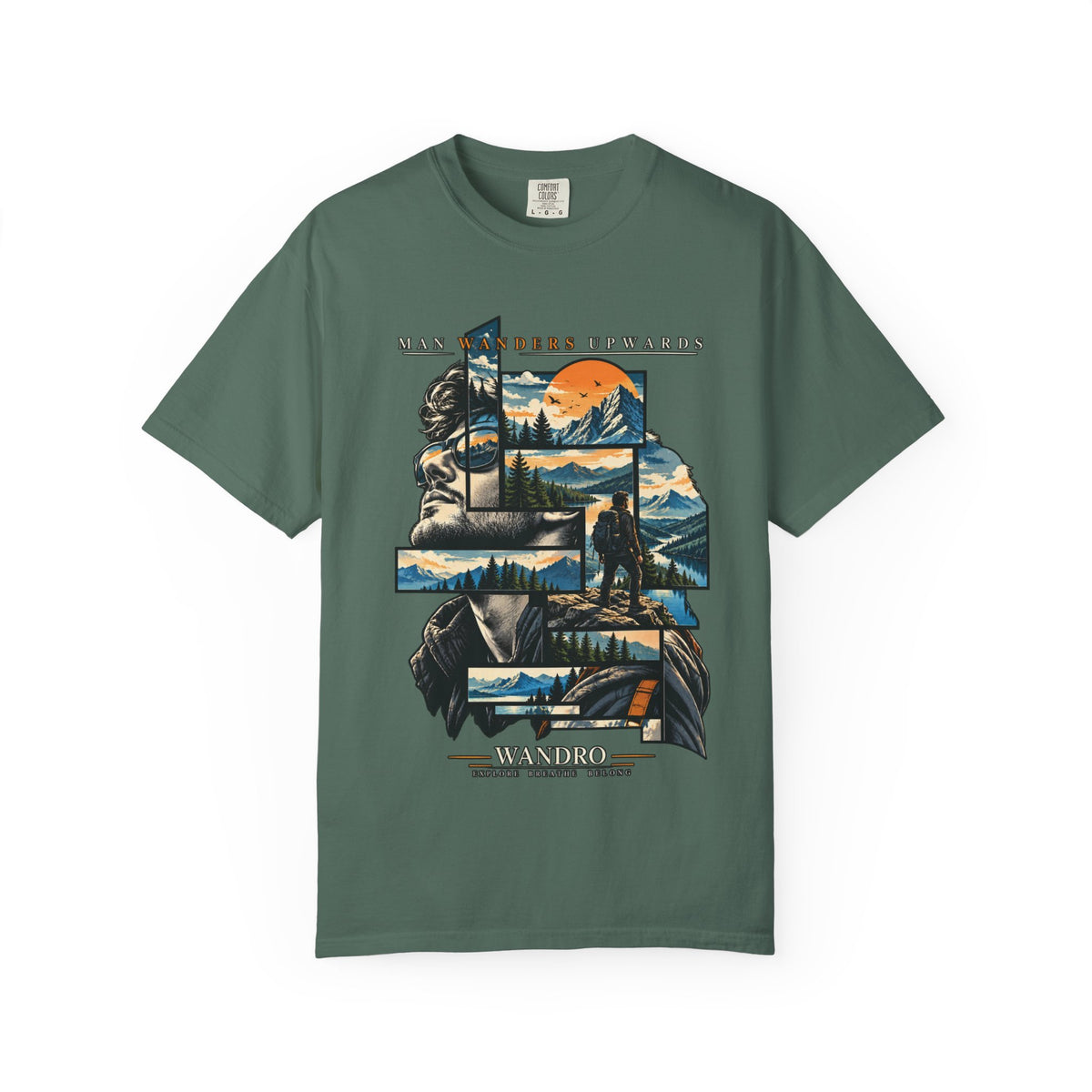 Mountain Adventure Collage T-Shirt