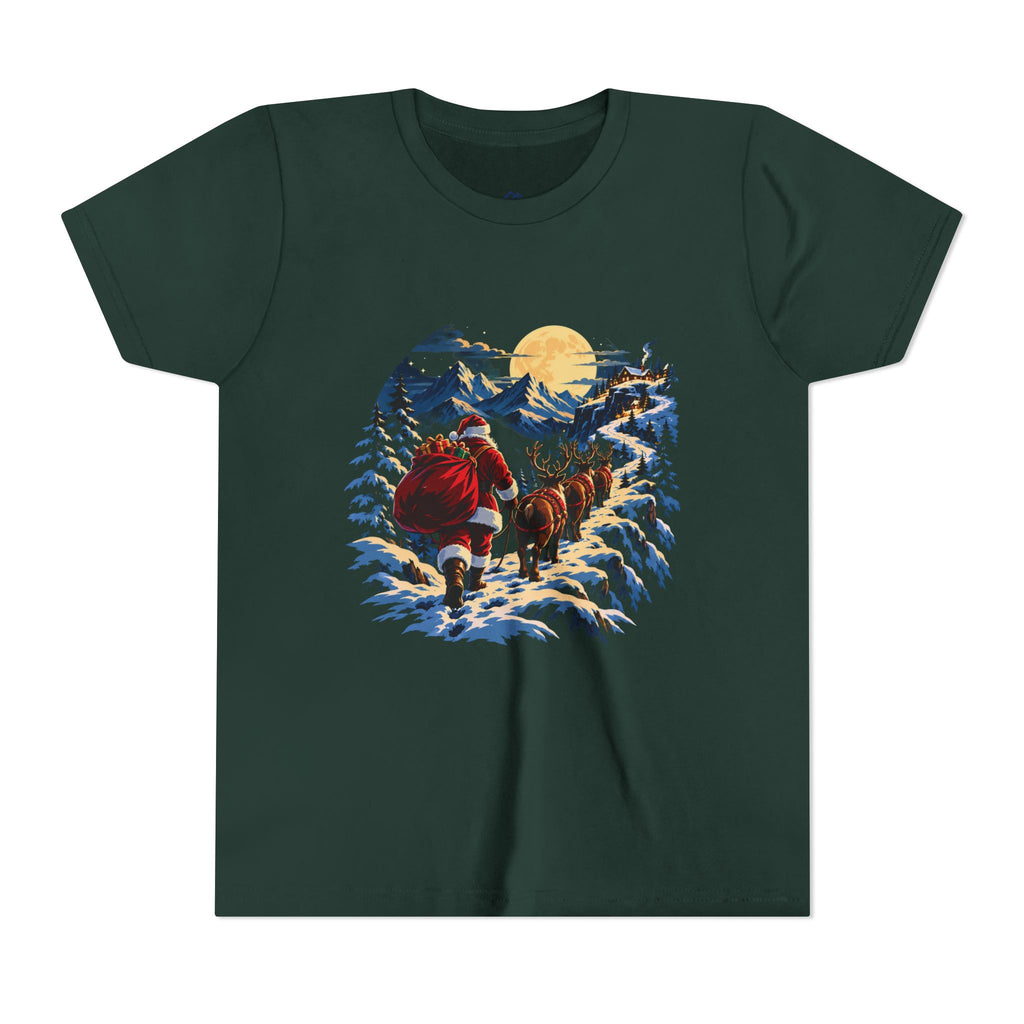 Youth Mountain Horseback Riding Adventure T-Shirt Christmas Special
