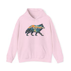 Mountain Wolf Hoodie – Wildlife Lover Outdoor Graphic Sweatshirt