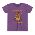 Wanderlust Explorer Youth Tee — Deer Map Adventure Kids T‑Shirt