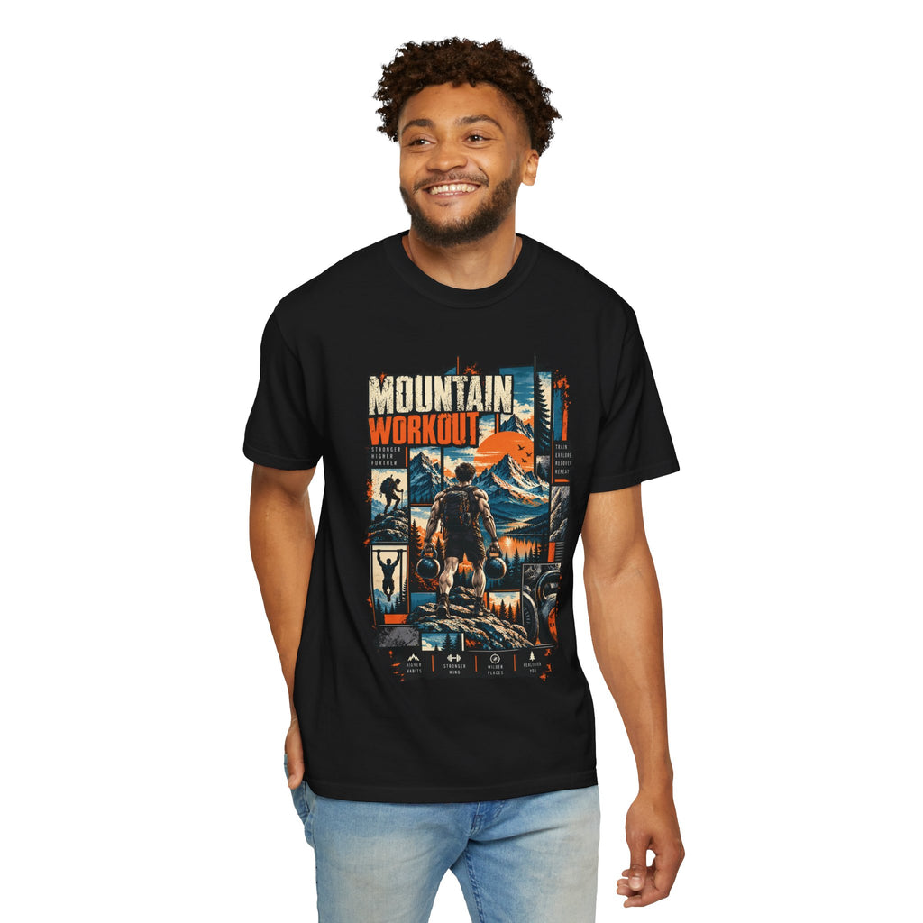 Mountain Workout Graphic T-Shirt