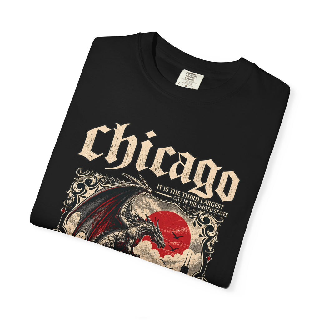 Chicago Gothic Dragon Graphic T-Shirt