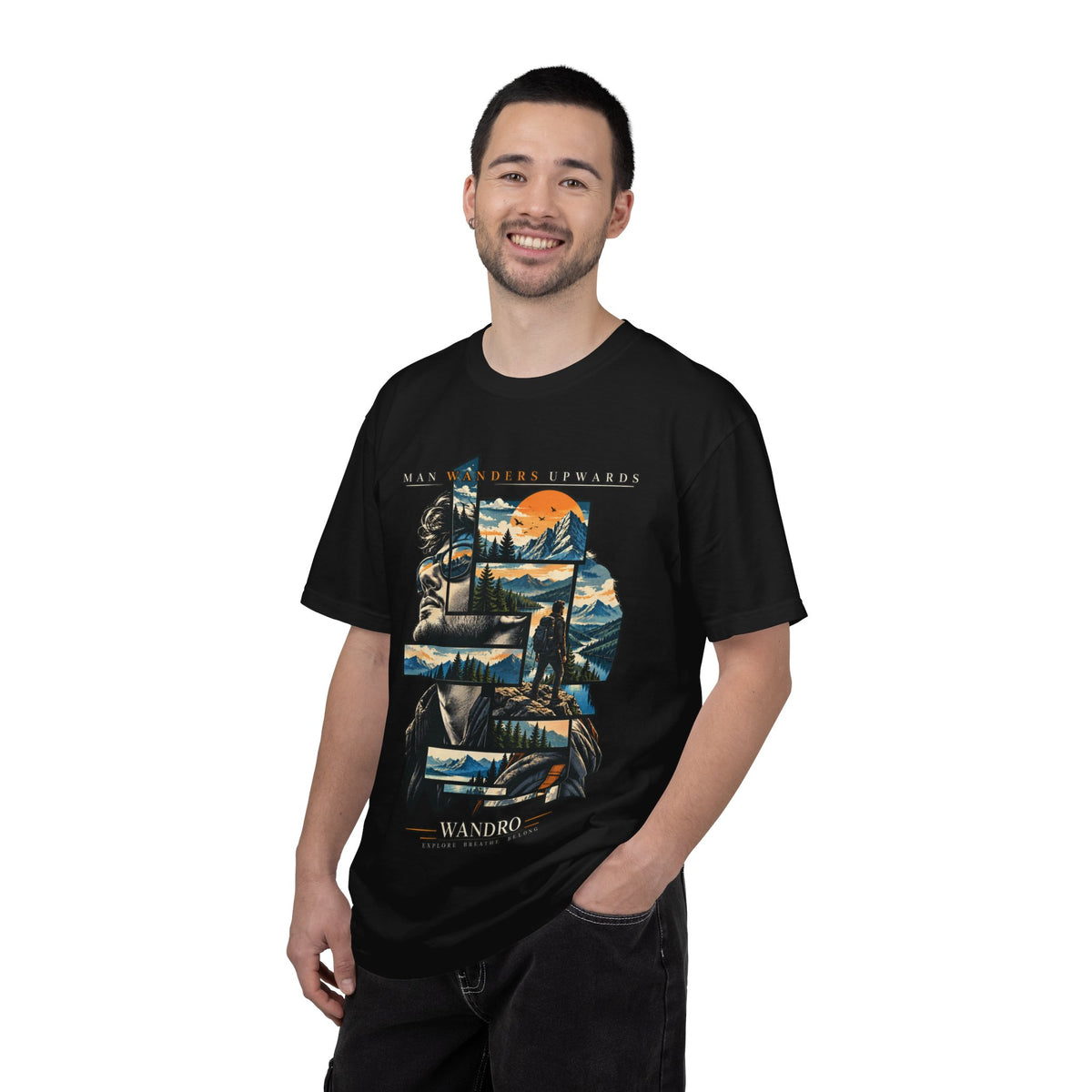 Mountain Adventure Collage T-Shirt