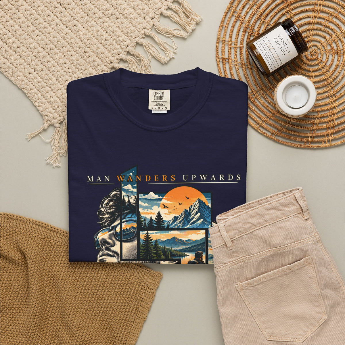 Mountain Adventure Collage T-Shirt