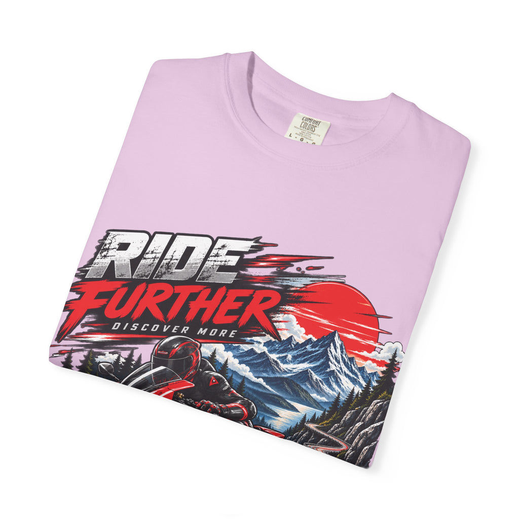 Ride Further Motorcycle Adventure T-Shirt
