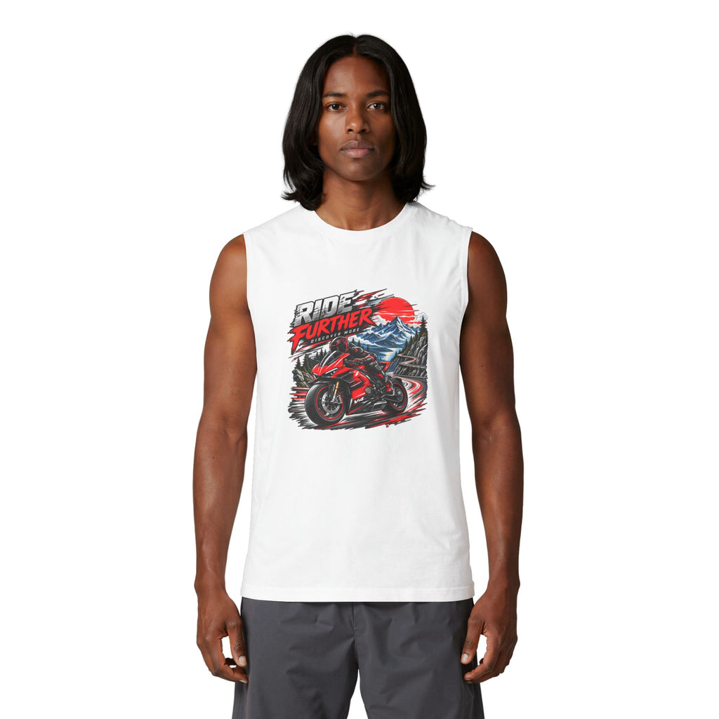Ride Further Motorcycle Muscle Tank