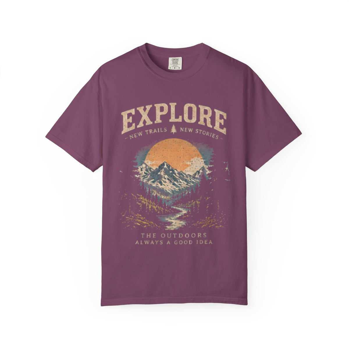 Explore the Outdoors Mountain Graphic T-Shirt