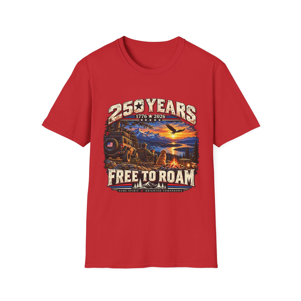 25 Years Free to Roam Adventure T-Shirt