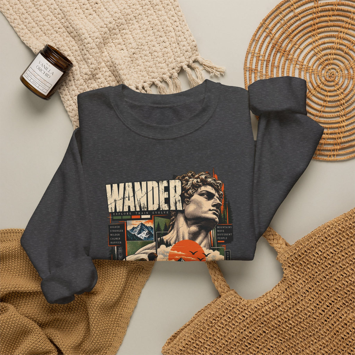 Wander Mountain Adventure Crewneck Sweatshirt