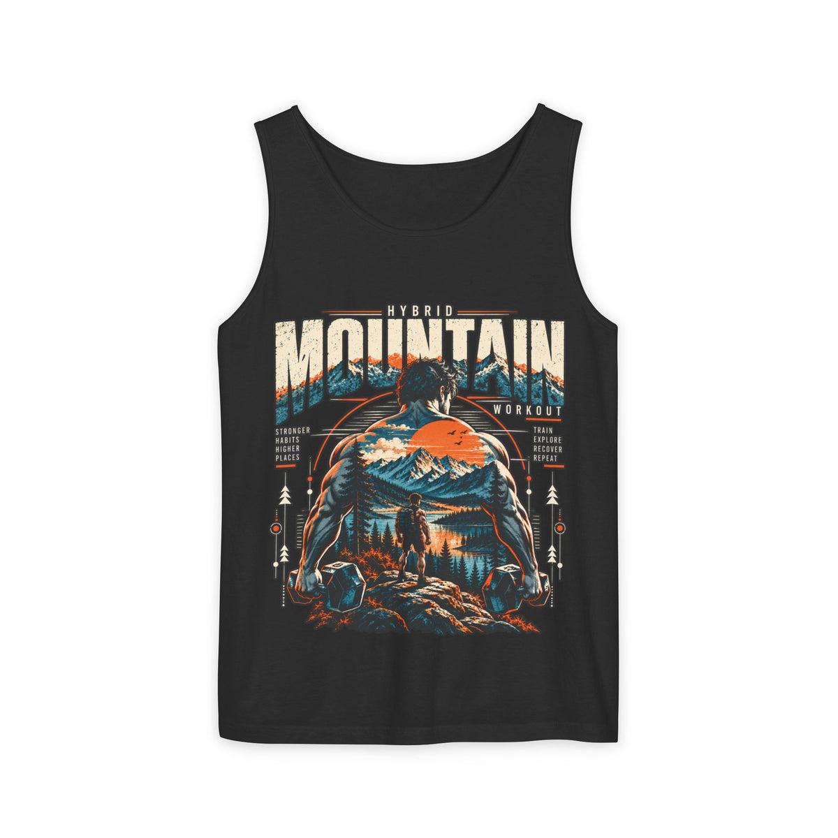 Mountain Bear Graphic Tank Top
