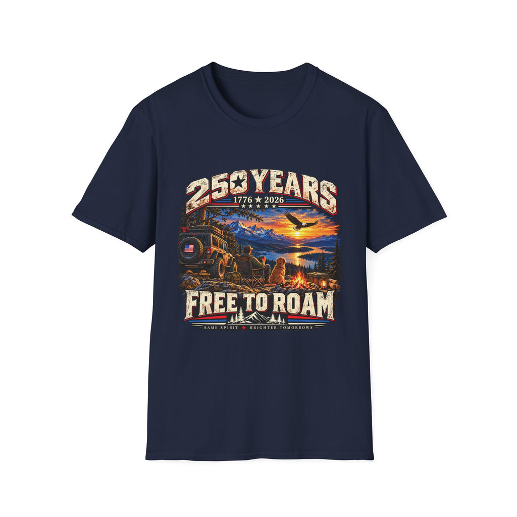 25 Years Free to Roam Adventure T-Shirt