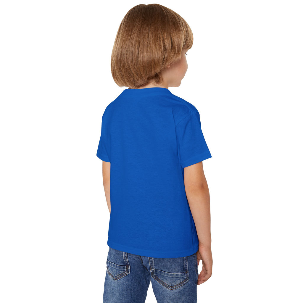 Toddler T-Shirt — Santa and Reindeer Winter Scene Holiday Tee