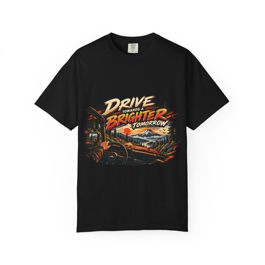 Drive Towards a Brighter Tomorrow Road Trip T-Shirt