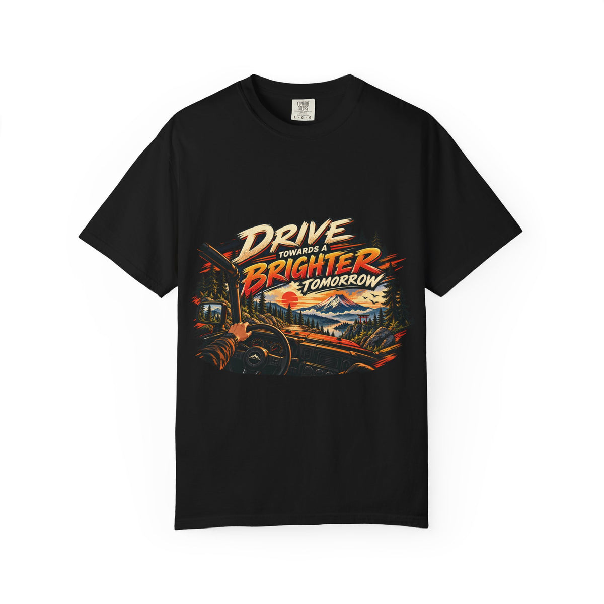 Drive Towards a Brighter Tomorrow Road Trip T-Shirt