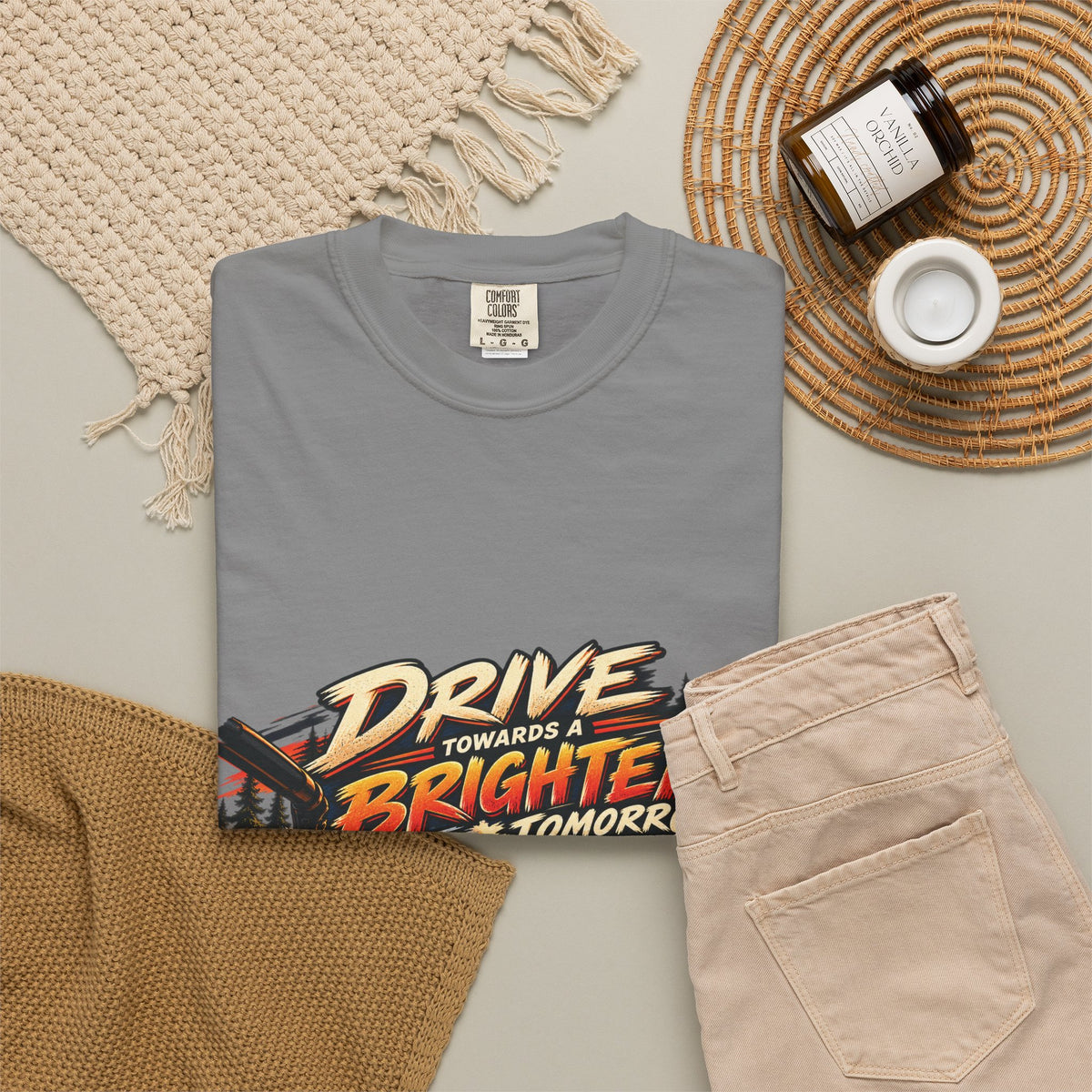 Drive Towards a Brighter Tomorrow Road Trip T-Shirt