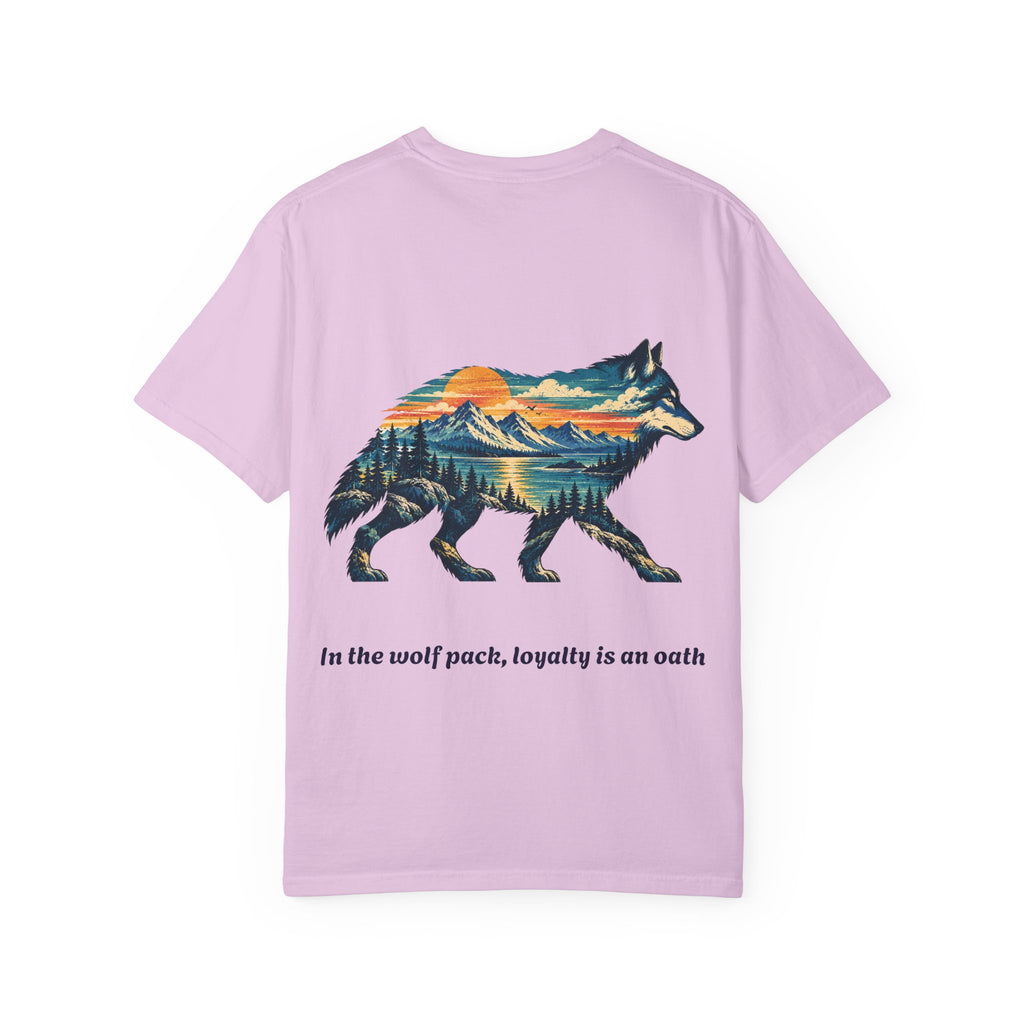 In the Wolf Pack, Loyalty Is Our Oath Mountain Wolf T-Shirt