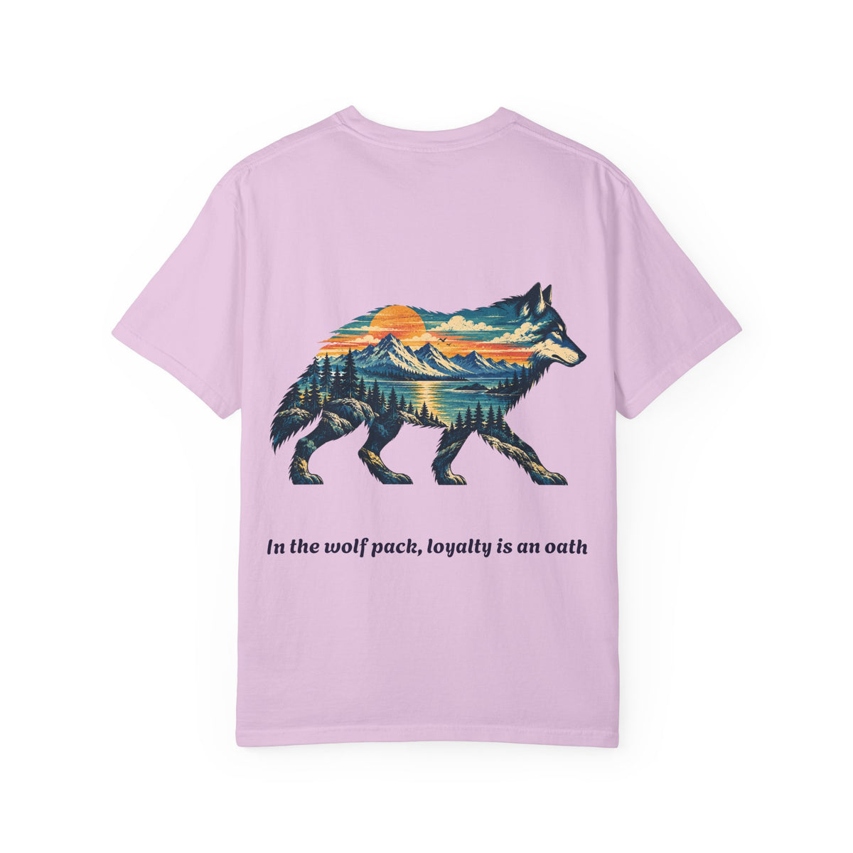 In the Wolf Pack, Loyalty Is Our Oath Mountain Wolf T-Shirt