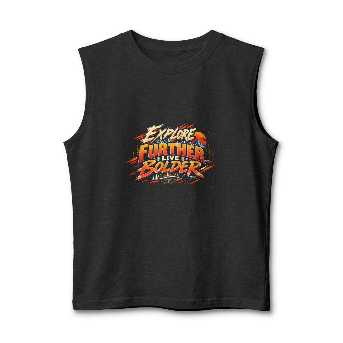 Explore Further, Bolder Graphic Muscle Tank