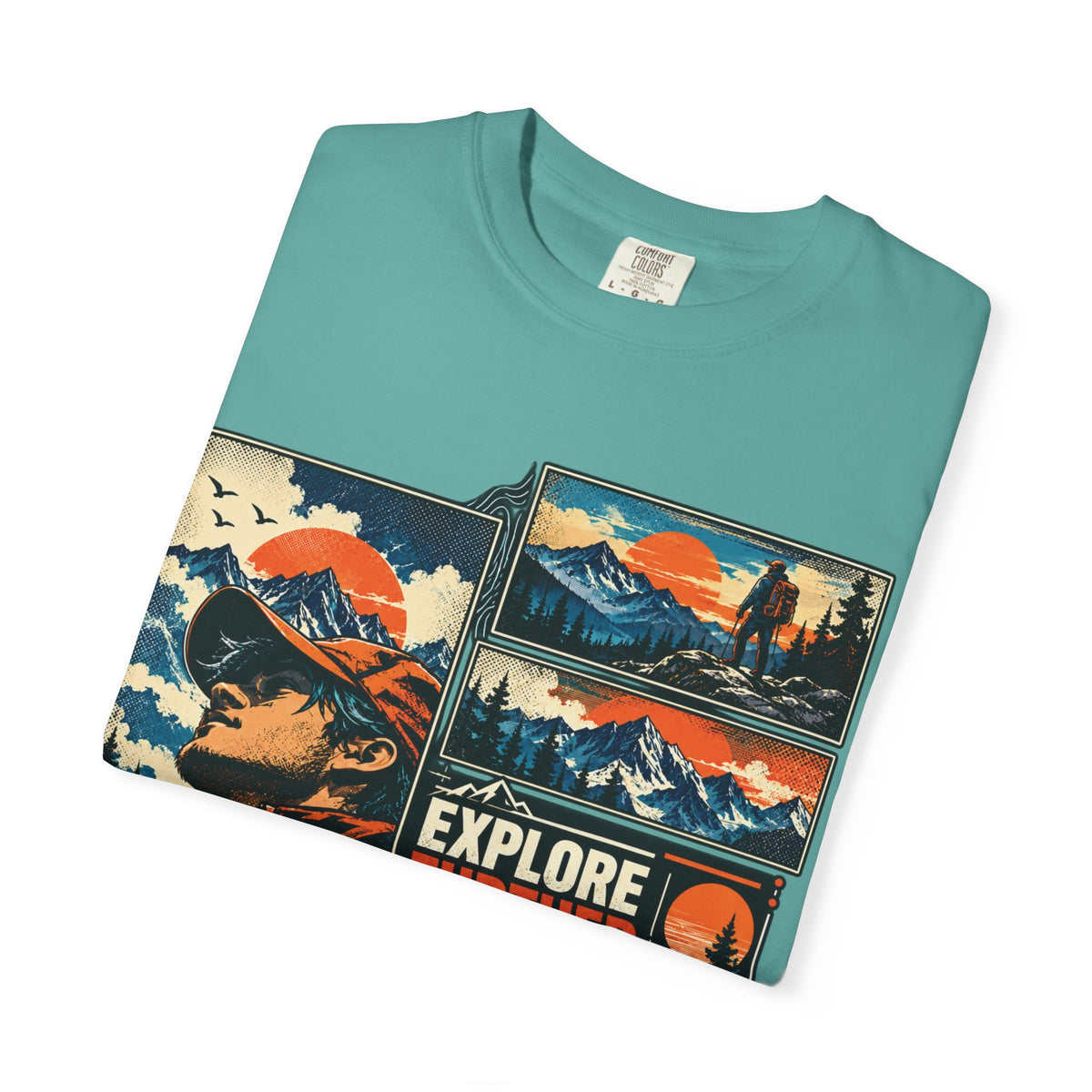 Explore Further Live Deeper Adventure Graphic T-Shirt