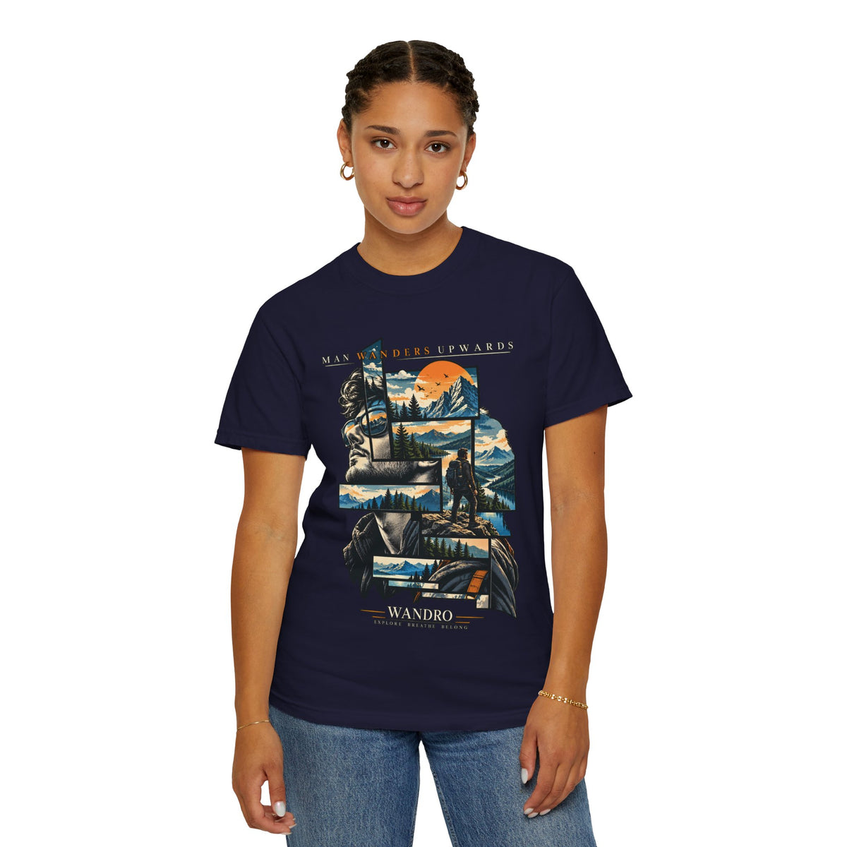 Mountain Adventure Collage T-Shirt