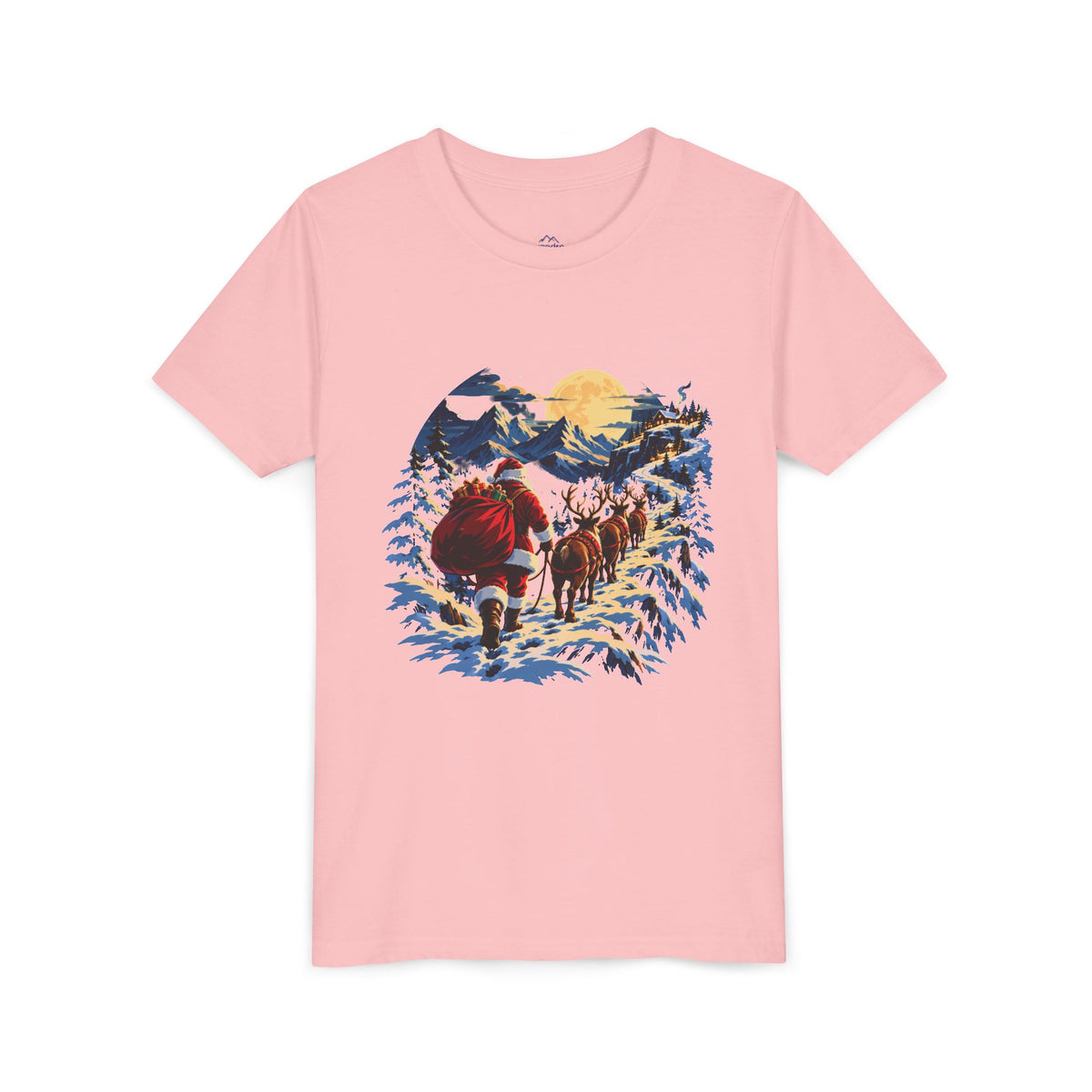 Youth Mountain Horseback Riding Adventure T-Shirt Christmas Special