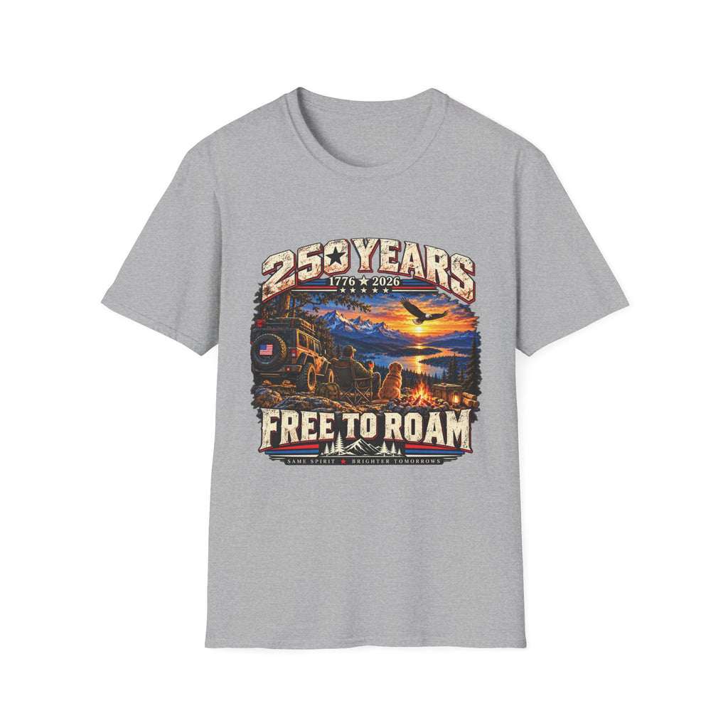 25 Years Free to Roam Adventure T-Shirt