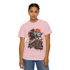 Samurai Warrior Mountain Sunset Graphic T-Shirt
